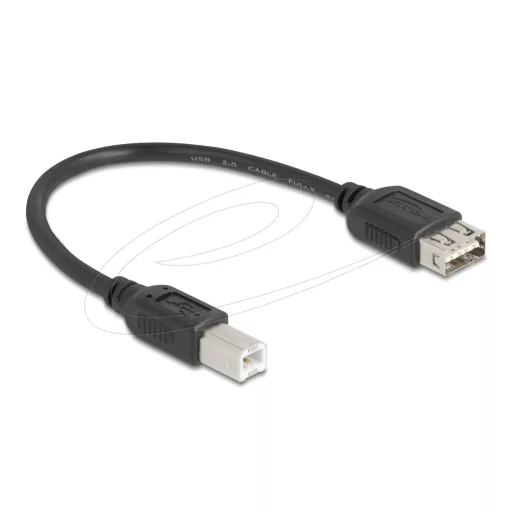 Delock USB 2.0 kábel USB Type-B apa - EASY USB Type-A anya 0,2 m (81528)