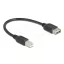 Delock USB 2.0 kábel USB Type-B apa - EASY USB Type-A anya 0,2 m (81528)