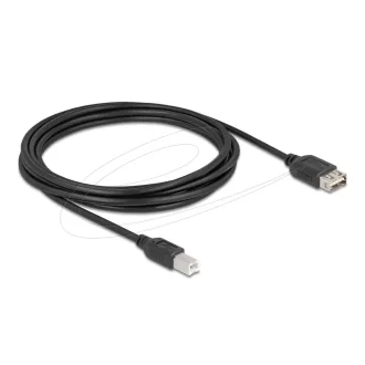   Delock USB 2.0 kábel USB Type-B apa - EASY USB Type-A anya 3 m (81532)
