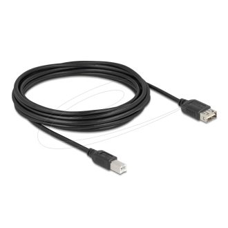   Delock USB 2.0 kábel USB Type-B apa - EASY USB Type-A anya 5 m (81533)
