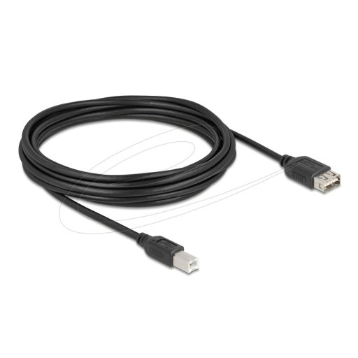 Delock USB 2.0 kábel USB Type-B apa - EASY USB Type-A anya 5 m (81533)