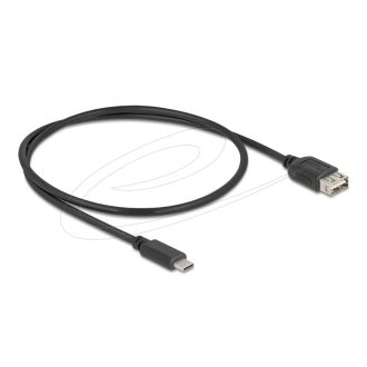   Delock USB 2.0 kábel USB Type-C  apa   EASY USB Type-A anya, 0,5 m (81535)