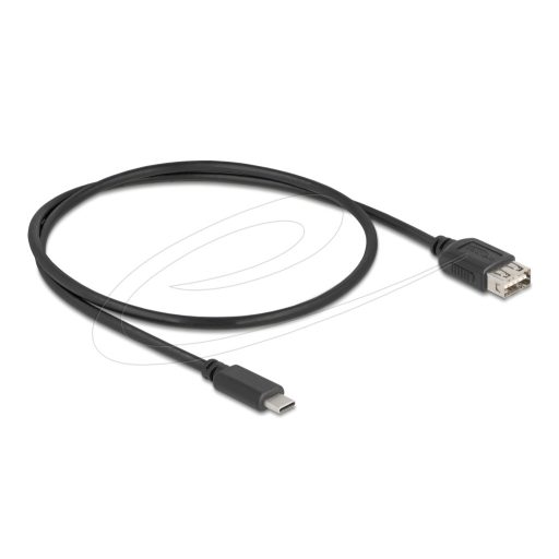 Delock USB 2.0 kábel USB Type-C  apa   EASY USB Type-A anya, 0,5 m (81535)