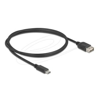   Delock USB 2.0 kábel USB Type-C  apa - EASY USB Type-A anya 1 m (81536)