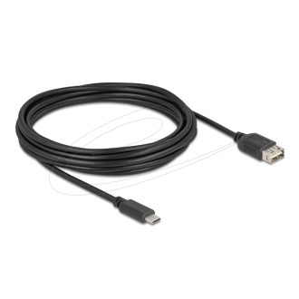  Delock USB 2.0 kábel USB Type-C  apa   EASY USB Type-A anya, 5 m (81539)