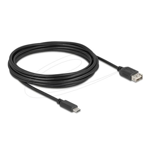 Delock USB 2.0 kábel USB Type-C  apa   EASY USB Type-A anya, 5 m (81539)