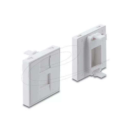 Delock Easy 45 V-Modul fedél Keystone Modul 1 porthoz porvédő sapkával 45 x 45 mm fehér (81552)