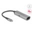 Delock USB Type-C  hálózati adapter 5 Gigabit LAN 1 x RJ45 tápszolgáltatóval PD 3.1 140 watt (81591)
