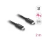 Delock Koaxiális USB 40 Gbps kábel USB PD 3.1 240 W 2 m (81707)