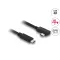 Delock Koaxiális USB 40 Gbps kábel ívelt bal / jobb USB PD 3.1 240 W 1 m (81710)