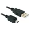 Delock kamera kábel USB-B mini 4 tűs - USB-A 1,5 m apa-apa (82113)