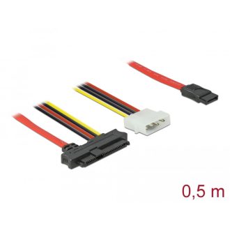   Delock Kábel SAS SFF-8482 + Táp > 1 db. 7 pin-es SATA 0,5 m (82219)