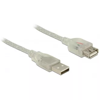   Delock USB 2.0-s bővítőkábel A-típusú csatlakozódugóval > USB 2.0-s, A-típusú csatlakozóhüvellyel, 0 (82244)