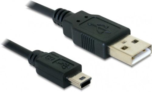Delock Delock USB 2.0-A > USB mini-B 5 pin 1 m apa / apa kábel (82273)