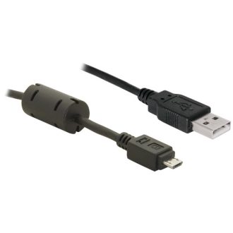 Delock USB2.0 - A apa - Micro-B USB  apa kábel, 1m (82299)
