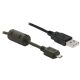 Delock USB2.0 - A apa - Micro-B USB  apa kábel, 1m (82299)