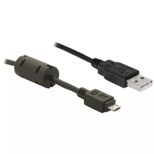 Delock USB2.0 A apa -  Micro-B USB  apa kábel, 2m (82335)