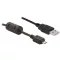 Delock USB2.0 A apa -  Micro-B USB  apa kábel, 2m (82335)