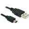 Delock USB 2.0-A   USB Mini-B 5 tűs, 0,70 m (apa/apa) kábel (82396)