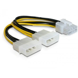   Delock PCI Expressz 8 pin -  2 db molex tápátalakító (82397)