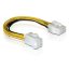 Delock PCI Express (hálózati, 8 tűs, EPS) -  4 tűs ATX P4 kábel (82405)