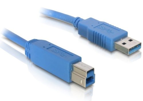 Delock USB 3.0 A-B kábel apa/apa 1,8m