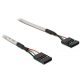 Delock USB tűfejes csatlakozó 4 tű/5 tű anya-anya (82439)