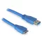 Delock USB3.0 A   Micro USB3.0 átalakító kábel, 3 m. (82533)
