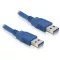 Delock USB3.0-A (apa/apa), 2 méteres hosszabbító kábel (82535)