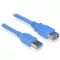 Delock USB3.0-A (apa/anya), 5 méteres hosszabbító kábel (82541)