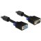 Delock SVGA, 1 méteres (apa-anya) hosszabbító kábel (82563)