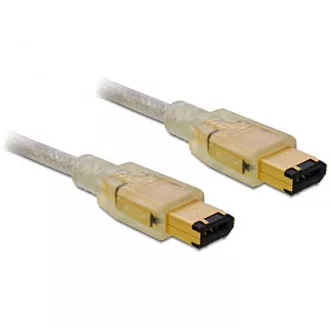   Delock 3 méteres FireWire összekötő kábel (6/6 tűs) (82575)