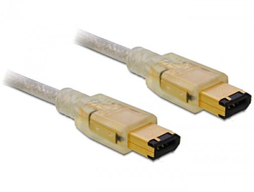 Delock 3 méteres FireWire összekötő kábel (6/6 tűs) (82575)