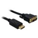 Delock Displayport - DVI 24+1 kábel, apa - apa 2,0m (82591)