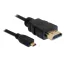 Delock High Speed HDMI Ethernet kábel A/D - A apa/apa 2,0m (82664)