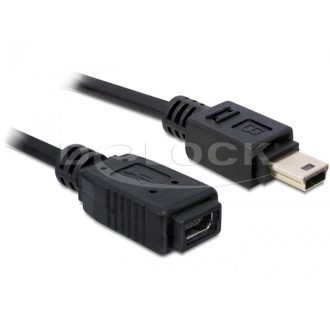   Delock USB 2.0 mini-B hosszabbító kábel, apa-anya 1m (82667)