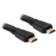 Delock High Speed HDMI Ethernet kábel - A apa/apa 3,0m lapos