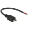 Delock kábel USB 2.0 Micro-B apa > 2 x nyitott vezetékű 10 cm Raspberry Pi (82697)