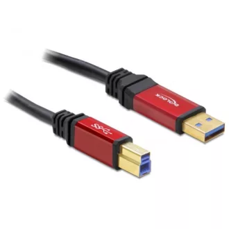   Delock USB 3.0-A > B apa / apa, 2 m prémium kábel (82757)