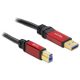 Delock USB 3.0-A > B apa / apa, 3 m prémium kábel (82758)