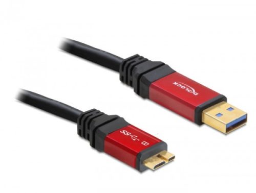 Delock USB 3.0-A > mikro-B apa / apa, 3 m prémium kábel (82762)