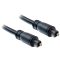 Delock kábel Toslink Standard apa > Toslink Standard apa, 2 m, fekete (82888)