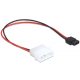 Delock kábel IDE táp (Molex) > SATA táp 6 pin (82913)
