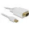 Delock Displayport mini apa > VGA 15 pin apa kábel, 3 m (82922)
