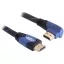 Delock nagy sebességű HDMI kábel Ethernettel, forgatott, A-A / apa-apa, 3 m (82957)