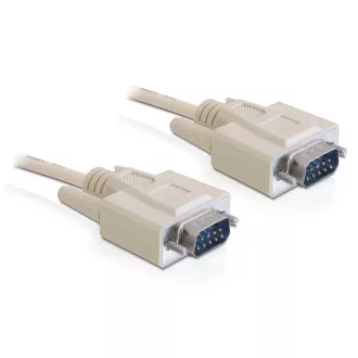   Delock RS-232 soros kábel SUB-D9 apa / apa 10 méteres (82983)