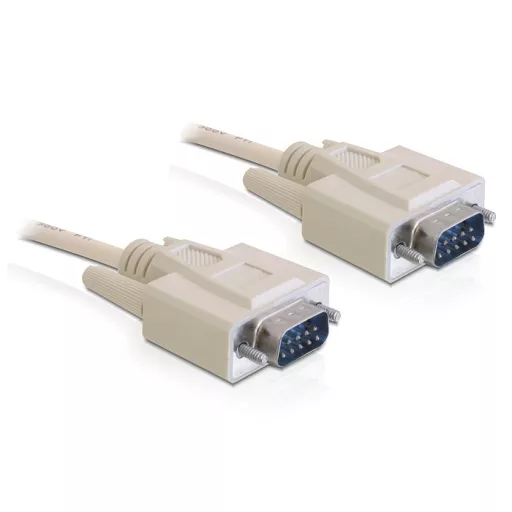 Delock RS-232 soros kábel SUB-D9 apa / apa 10 méteres (82983)