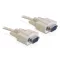 Delock RS-232 soros kábel SUB-D9 apa / apa 10 méteres (82983)
