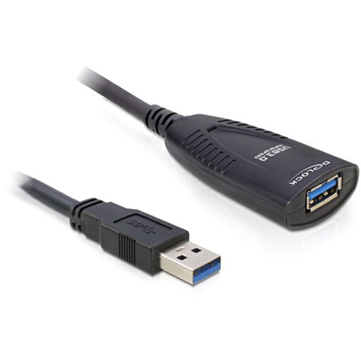 Delock USB 3.0 Hosszabbító kábel, 5 m (83089)