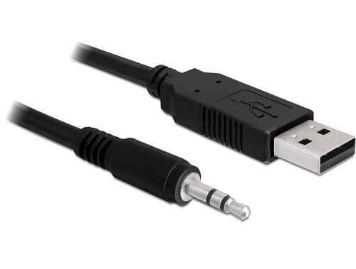 Delock konverter USB 2.0 apa > soros-TTL 3.5 mm sztereo jack, 1.8 m (3.3 V)